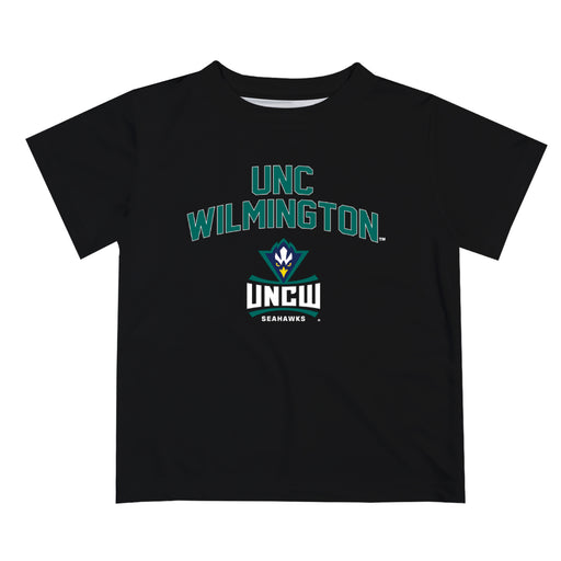 UNC Wilmington Seahawks UNCW Vive La Fete Boys Game Day V2 Black Short Sleeve Tee Shirt