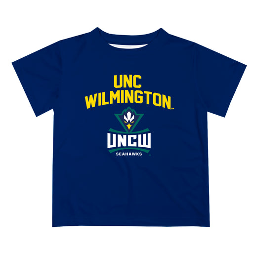 UNC Wilmington Seahawks UNCW Vive La Fete Boys Game Day V2 Navy Short Sleeve Tee Shirt