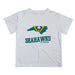 UNC Wilmington Seahawks UNCW Vive La Fete State Map White Short Sleeve Tee Shirt