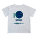UNC Wilmington Seahawks UNCW Vive La Fete Basketball V1 White Short Sleeve Tee Shirt