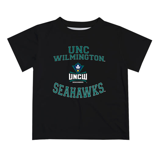UNC Wilmington Seahawks UNCW Vive La Fete Boys Game Day V1 Black Short Sleeve Tee Shirt