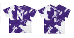 Northwestern University Wildcats Vive La Fete Marble Boys Game Day Purple Short Sleeve Tee - Vive La Fête - Online Apparel Store