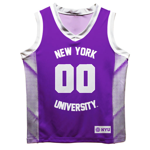 New York Violets Vive La Fete Game Day Purple Boys Fashion Basketball Top