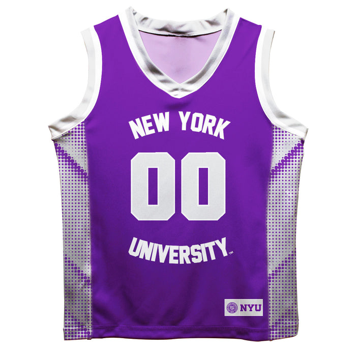 New York Violets Vive La Fete Game Day Purple Boys Fashion Basketball Top