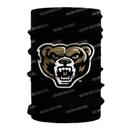 Oakland University Golden Grizzlies Vive La Fete All Over Logo Collegiate Face Cover Soft 4 Way Stretch Neck Gaiter - Vive La Fête - Online Apparel Store