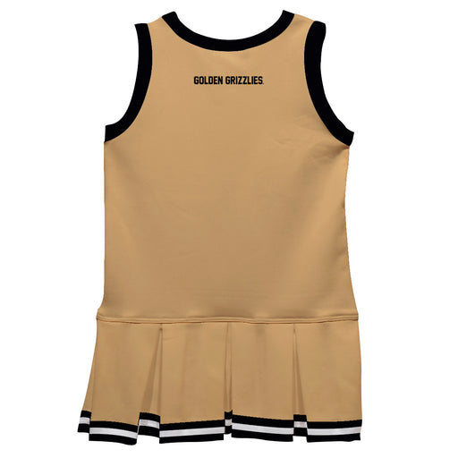 Oakland Golden Grizzlies Vive La Fete Game Day Gold Sleeveless Cheerleader Dress - Vive La Fête - Online Apparel Store