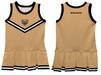 Oakland Golden Grizzlies Vive La Fete Game Day Gold Sleeveless Cheerleader Dress - Vive La Fête - Online Apparel Store