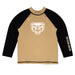 Oakland Golden Grizzlies Vive La Fete Logo Gold Black Long Sleeve Raglan Rashguard