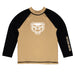 Oakland Golden Grizzlies Vive La Fete Logo Gold Black Long Sleeve Raglan Rashguard