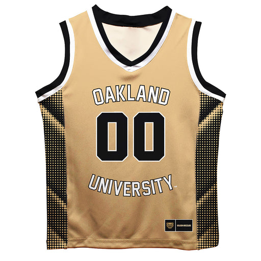 Oakland University Golden Grizzlies Vive La Fete Game Day Gold Boys Fashion Basketball Top