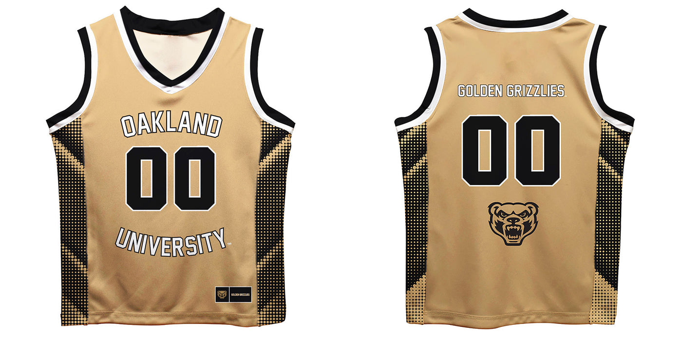 Oakland University Golden Grizzlies Vive La Fete Game Day Gold Boys Fashion Basketball Top - Vive La Fête - Online Apparel Store