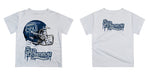 Old Dominion Monarchs Original Dripping Football Helmet White T-Shirt by Vive La Fete - Vive La Fête - Online Apparel Store
