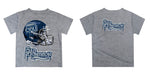 Old Dominion Monarchs Original Dripping Football Helmet Heather Gray T-Shirt by Vive La Fete - Vive La Fête - Online Apparel Store