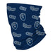 Old Dominion Monarchs Neck Gaiter All Over Logo Navy - Vive La Fête - Online Apparel Store
