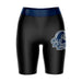 ODU Monarchs Vive La Fete Game Day Logo on Thigh and Waistband Black and Navy Women Bike Short 9 Inseam"