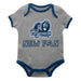 Old Dominion Monarchs Vive La Fete Infant Game Day Gray Short Sleeve Onesie New Fan Logo and Mascot Bodysuit