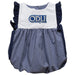 Old Dominion Monarchs Embroidered Navy Gingham Girls Bubble