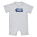 Old Dominion Monarchs Embroidered White Knit Short Sleeve Boys Romper