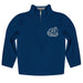 Old Dominion Monarchs Vive La Fete Game Day Solid Blue Quarter Zip Pullover Sleeves