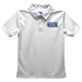 Old Dominion Monarchs Embroidered White Short Sleeve Polo Box Shirt