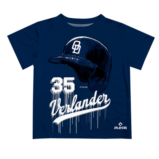 MLB Players Association Justin Verlander Old Dominion Monarch MLBPA Officially Licensed by Vive La Fete Dripping T-Shirt
