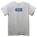 Old Dominion Monarchs Embroidered White Knit Short Sleeve Boys Tee Shirt