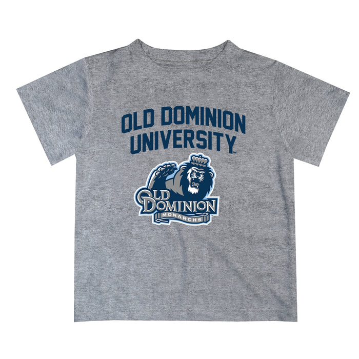 Old Dominion Monarchs Vive La Fete Boys Game Day V2 Heather Gray Short Sleeve Tee Shirt