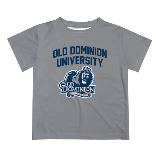 Old Dominion Monarchs Vive La Fete Boys Game Day V2 Gray Short Sleeve Tee Shirt