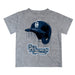 Old Dominion Monarchs Original Dripping Baseball Helmet Heather Gray T-Shirt by Vive La Fete