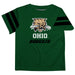 Ohio University Bobcats Green Tee Shirt Short Sleeve - Vive La Fête - Online Apparel Store