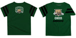 Ohio University Bobcats Green Tee Shirt Short Sleeve - Vive La Fête - Online Apparel Store