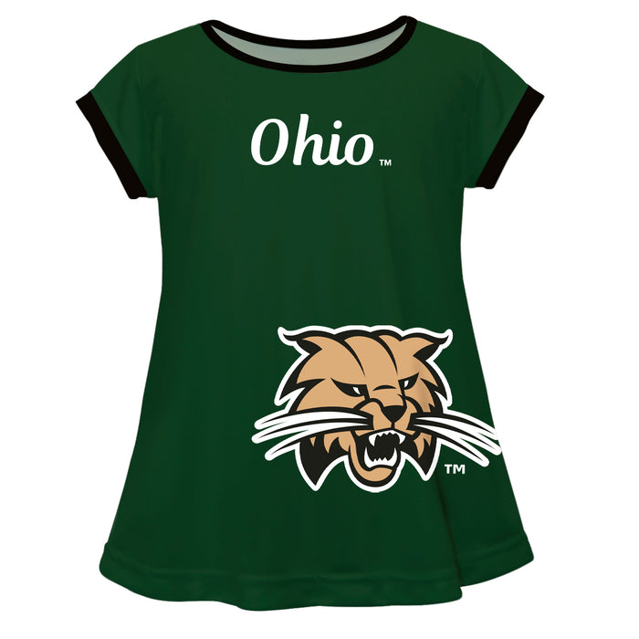 Ohio University Bobcats Green Short Sleeve Laurie Top - Vive La Fête - Online Apparel Store