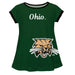 Ohio University Bobcats Green Short Sleeve Laurie Top - Vive La Fête - Online Apparel Store