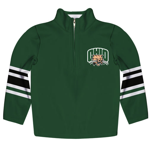 Ohio University Bobcats Green Long Sleeve Quarter Zip Pull Over - Vive La Fête - Online Apparel Store