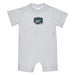 Ohio University Bobcats Embroidered White Knit Short Sleeve Boys Romper