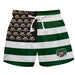 Ohio Bobcats Vive La Fete Game Day Green White Black Flag Swimtrunks V1