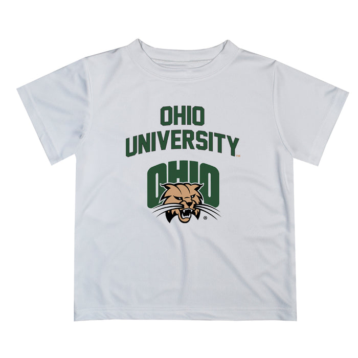 Ohio University Bobcats Vive La Fete Boys Game Day V2 White Short Sleeve Tee Shirt