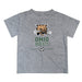 Ohio University Bobcats Vive La Fete Soccer V1 Heather Gray Short Sleeve Tee Shirt
