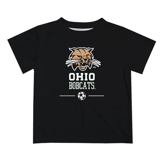 Ohio University Bobcats Vive La Fete Soccer V1 Black Short Sleeve Tee Shirt