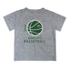 Ohio University Bobcats Vive La Fete Basketball V1 Heather Gray Short Sleeve Tee Shirt