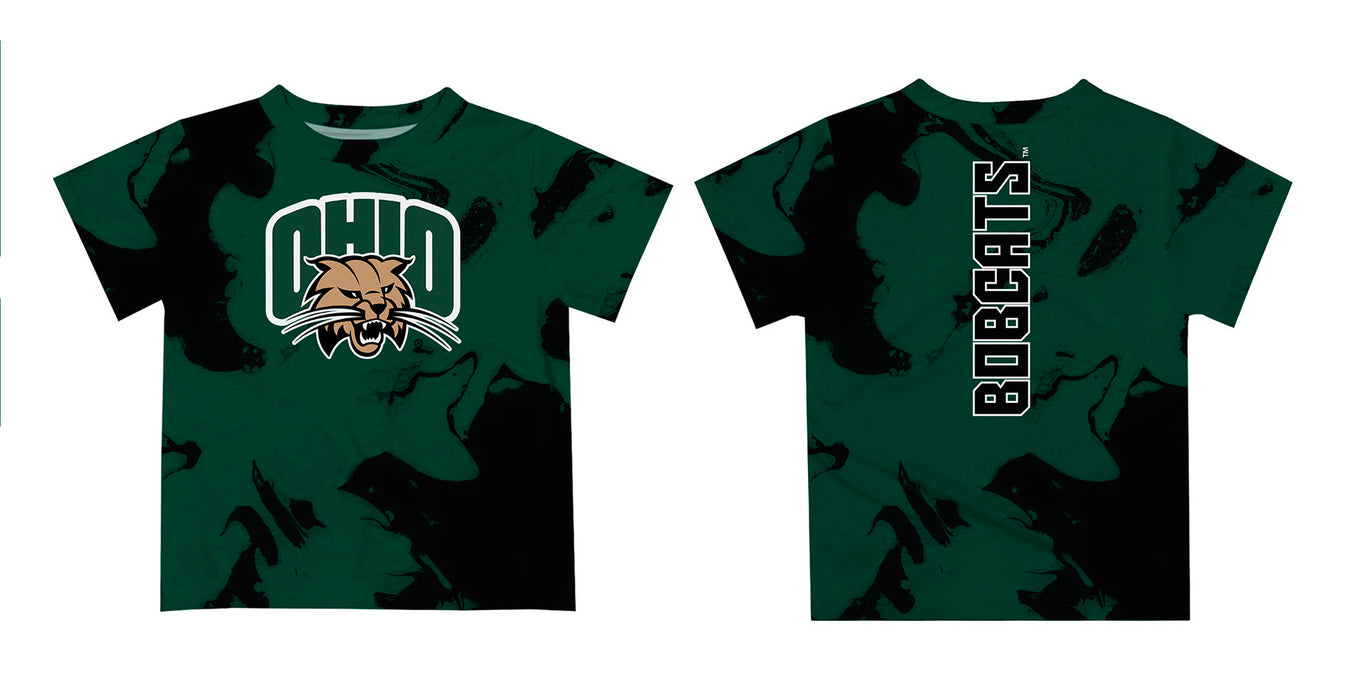 Ohio University Bobcats Vive La Fete Marble Boys Game Day Green Short Sleeve Tee - Vive La Fête - Online Apparel Store