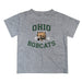 Ohio University Bobcats Vive La Fete Boys Game Day V1 Heather Gray Short Sleeve Tee Shirt