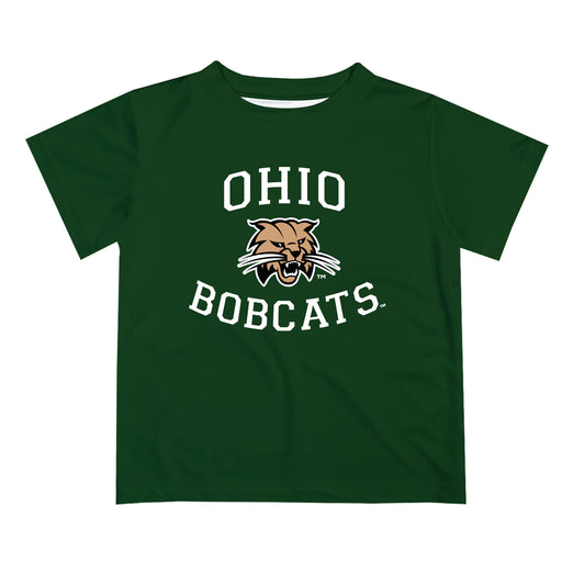 Ohio University Bobcats Vive La Fete Boys Game Day V1 Green Short Sleeve Tee Shirt