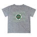 Ohio University Bobcats Vive La Fete  Heather Gray Art V1 Short Sleeve Tee Shirt