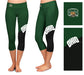 Ohio Bobcats Vive La Fete Game Day Collegiate Leg Color Block Women Green Black Capri Leggings - Vive La Fête - Online Apparel Store