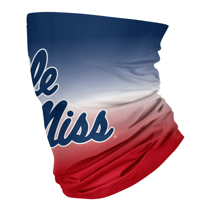 Ole Miss Neck Gaiter Degrade Navy and Red - Vive La Fête - Online Apparel Store