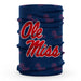 Ole Miss Neck Gaiter Navy All Over Logo - Vive La Fête - Online Apparel Store