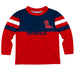 Mississippi Ole Miss Red And Navy Blue Long Sleeve Tee Shirt - Vive La Fête - Online Apparel Store