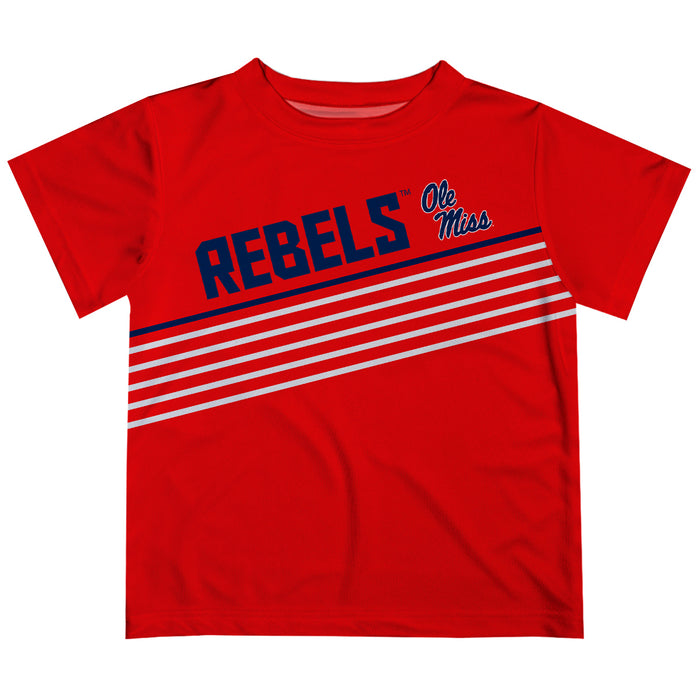 Mississippi Ole Miss Red Short Sleeve Tee Shirt - Vive La Fête - Online Apparel Store