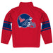 Mississippi Stripes Red Long Sleeve Quarter Zip Sweatshirt - Vive La Fête - Online Apparel Store